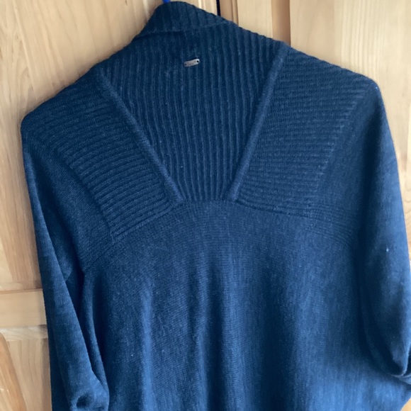 Dex Dolman Sleeve Cardigan Black Poncho Style - Picture 5 of 6